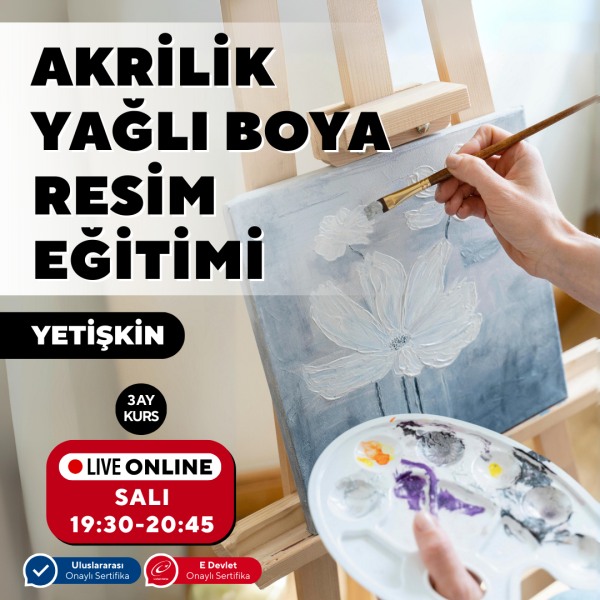 Akrilik Yağlı Boya Resim Eğitimi(Yetişkin)