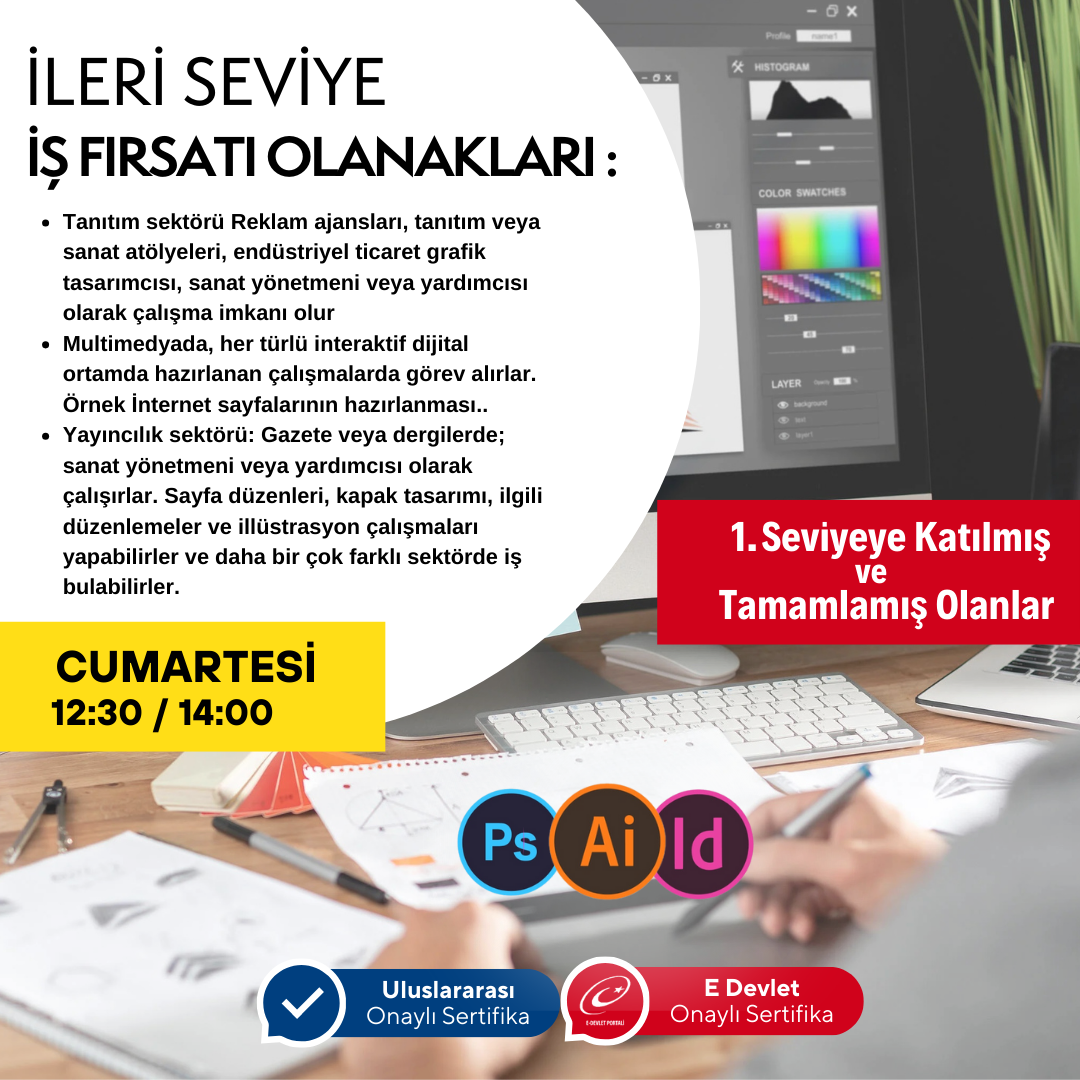 Online Atölye- Grafik Tasarım Uzmanlık Kursu (İleri Seviye)