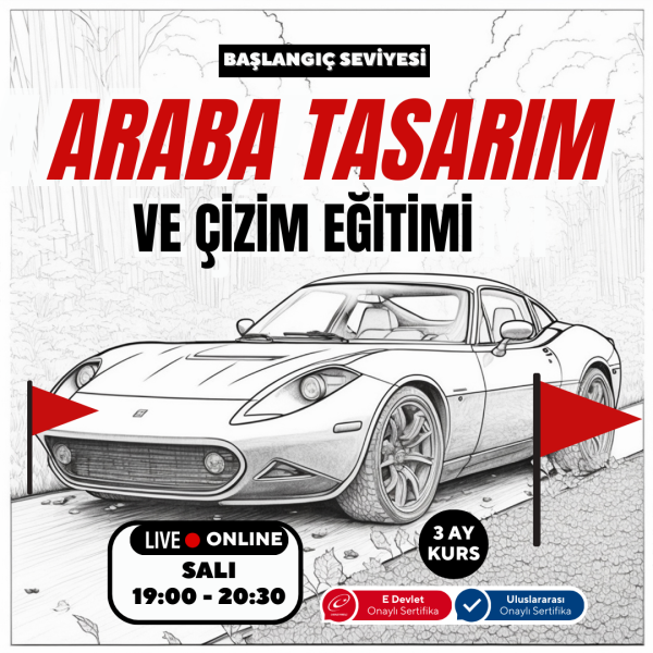 Araba Tasarım ve Çizimi Eğitimi- Başlangıç Seviyesi