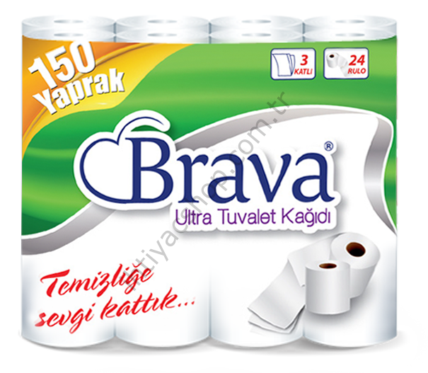 Brava Ultra Tuvalet Kağıdı 24*3 150 YAPRAK