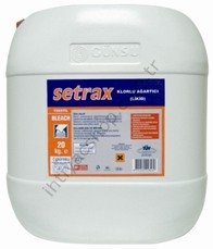 Setrax Bleach Klor Esaslı Sıvı Ağartıcı 20 L