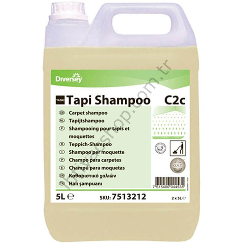 Diversey Taski Tapi Shampoo Kuru Köpük Halı Şampuanı 5 L