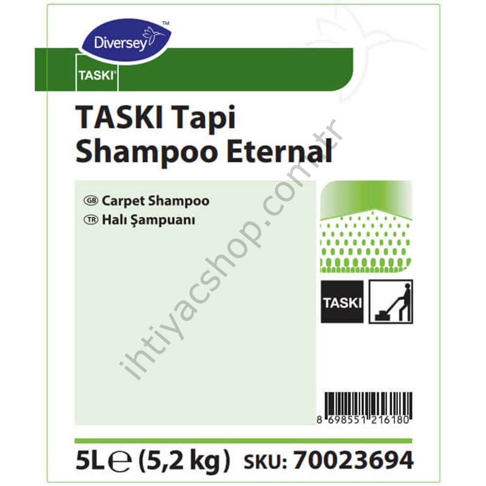 Diversey Taski Tapi Shampoo Eternal Özel Kokulu Kuru Köpük Halı Şampuanı 5 L