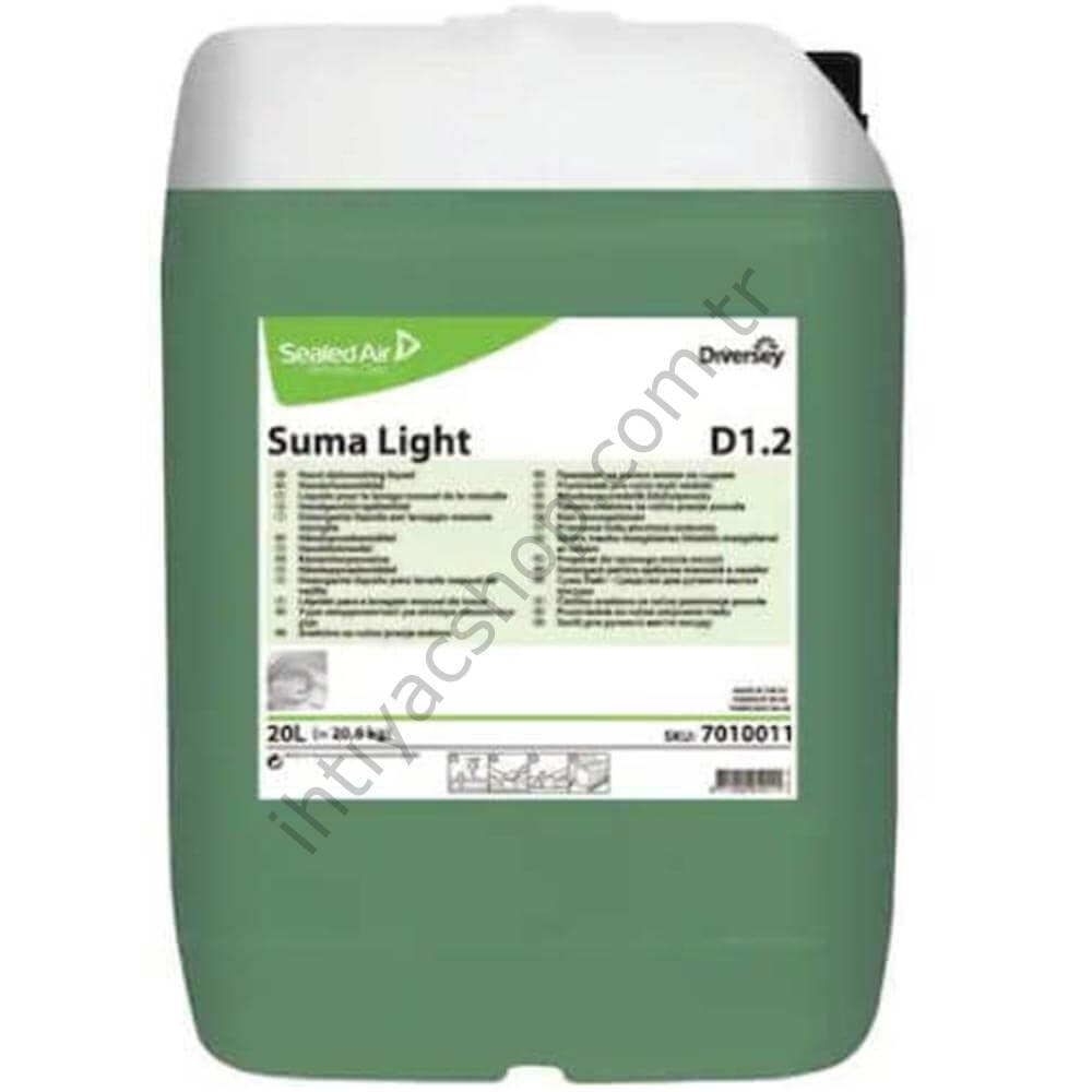 Diversey Suma Light D12 Elde Yıkama Bulaşık Deterjanı 20 L