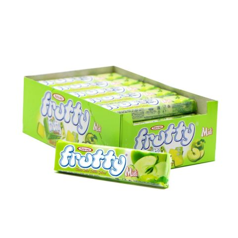 FRUTTY MIDI Elmalı Yumuşak Şeker 20gr 24 Adet (1 Kutu)