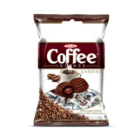 COFFEE INTENSE Kahve Aromalı Sert Şeker 350g X 3 (3 Poşet)