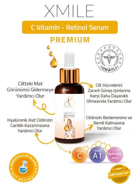 2'li Avantaj Paket Xmile C Vitamin-Retinol Serum