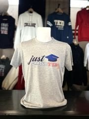 JUST GRADUATED 0 YAKA GRİ T-SHIRT