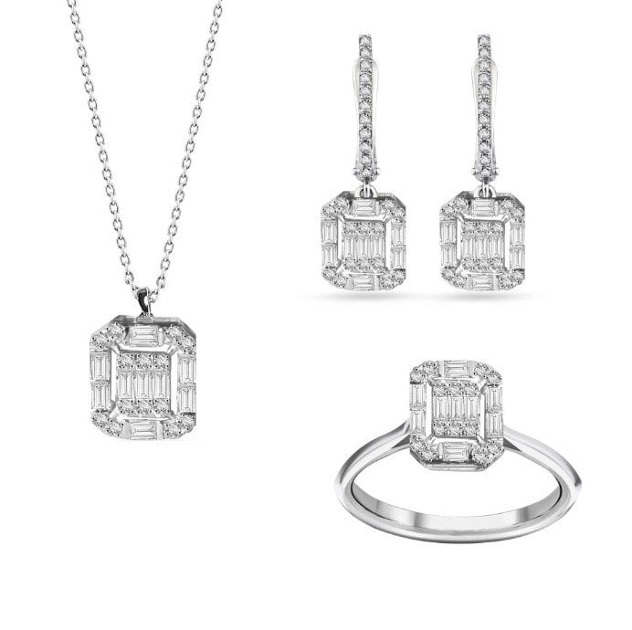 1.40 Karat Pırlanta Mini Set