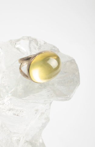 Yellow Citrine Color Ring