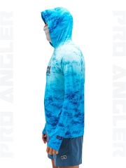 Fujin Pro Angler S24 Buff&Hoodie Blue Wave