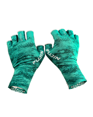 Fujin Pro Angler Summer Gloves Green