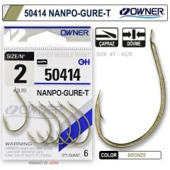 Owner 50414 Nanpo Gure-T Oxidized Gold İğne