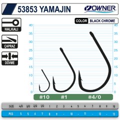 Owner 53853 Yamajin With Eye Black Chrome İğne