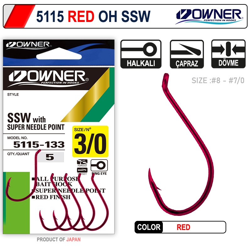 Owner 5115 Oh Ssw Red İğne