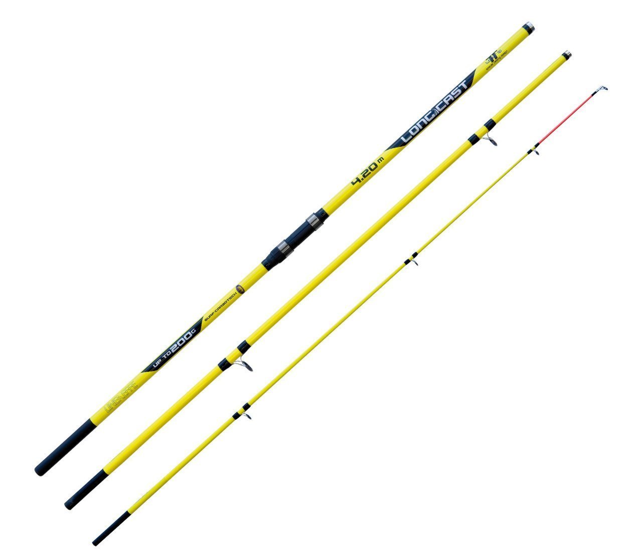 Lineaeffe Long Cast 420 100-200 gr 3 parça surf kamışı