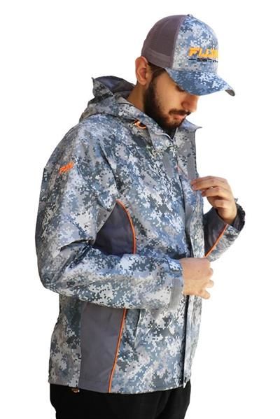 Fujin Raincoat Yağmurluk Grey Camo