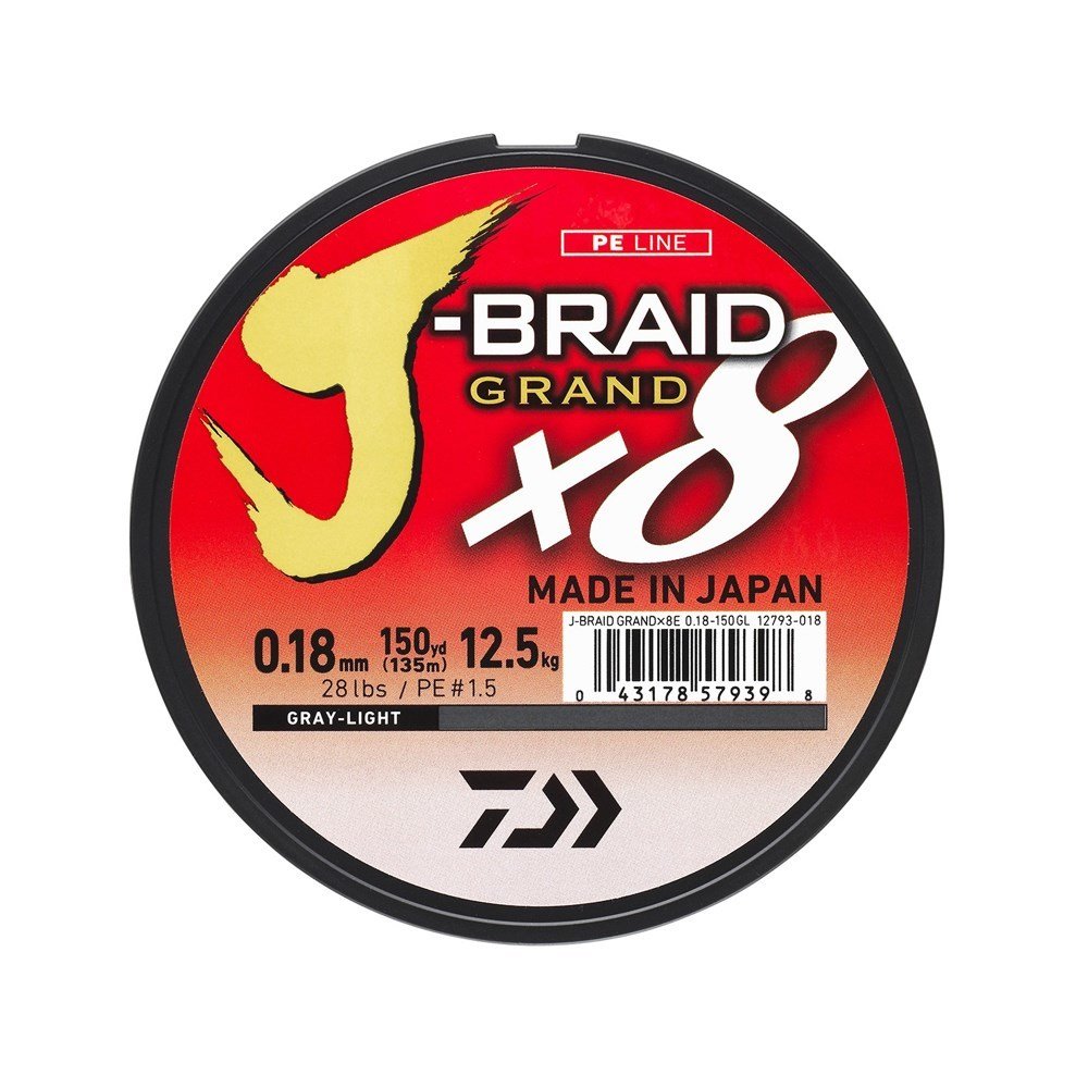 Daiwa JB Grand 8B 135m Grey İp Misina