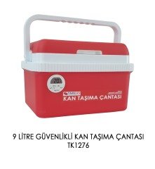 ⭐⭐⭐⭐⭐ 9 Litre Güvenlikli Kan Taşıma Çantası | 9 L Safe Blood Transportation Box - TK1276 | TAMKAN