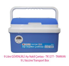 ⭐⭐⭐⭐⭐ 9 Litre GÜVENLİKLİ Aşı Nakil Çantası  - TK1277 - TAMKAN