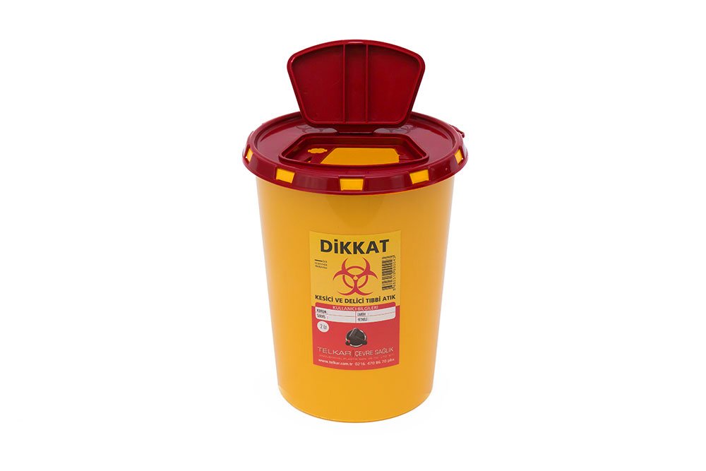 2 Litre Tıbbi Atık Kutusu - TK1002