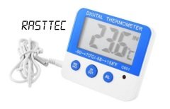 Alarmlı Buz Dolabı Derecesi - Sesli ve Görsel Uyarı - TK0301 - RASTTEC