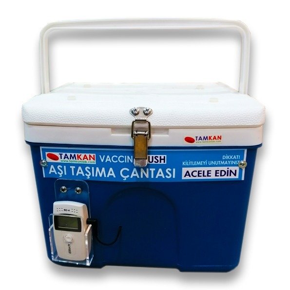 5 Litre Veri Kaydedicili Güvenlikli Aşı Nakil Çantası - TK7092 - TAMKAN