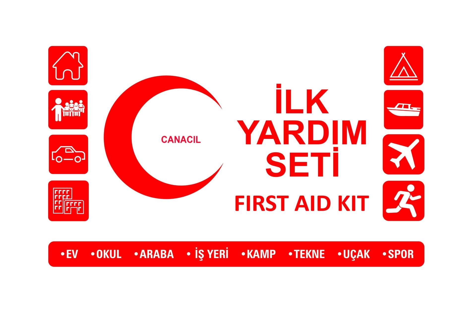 İLK YARDIM SETİ - FIRST AID KIT - CANACIL - TK5017