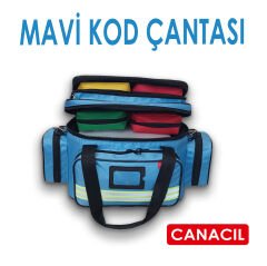 54 Cm MAVİ KOD ÇANTASI | TK5404 | Mavi | CANACIL | MAHİR Serisi