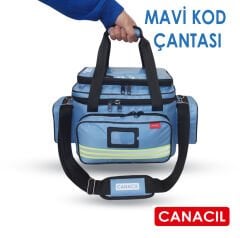 54 Cm MAVİ KOD ÇANTASI | TK5404 | Mavi | CANACIL | MAHİR Serisi