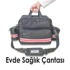 Evde Sağlık Çantası ve Hemşire Çantası - SİYAH - CANACIL -TK4135 - Şayan Serisi