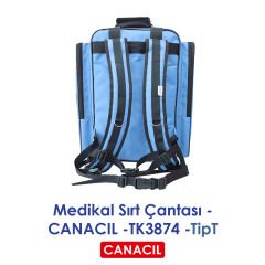 ⭐⭐⭐⭐⭐ TipT Medikal Sırt Çantası - CANACIL -TK3874 - Mavi