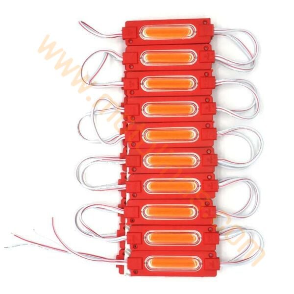 MOTOSİKLET PARMAK LAMBA MODÜL LED KIRMIZI COB LED 10 LU PAKET FİYAT