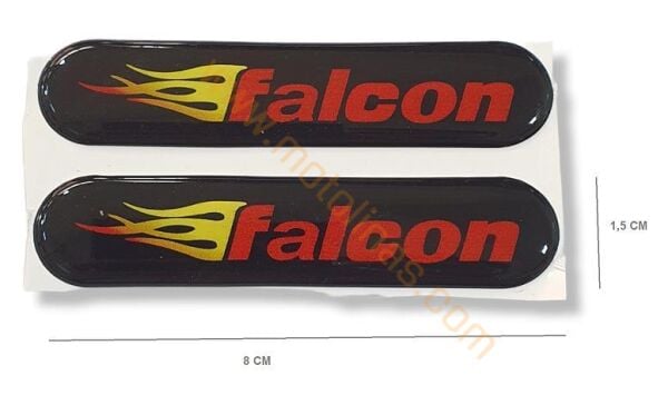 FALCON MOTOSİKLET UYUMLU STİCKER SETİ 2 ADET DAMLA ETİKET FALCON