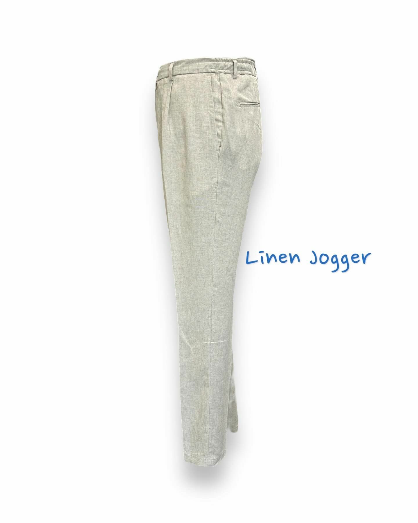 Linen Jogger Pantolon