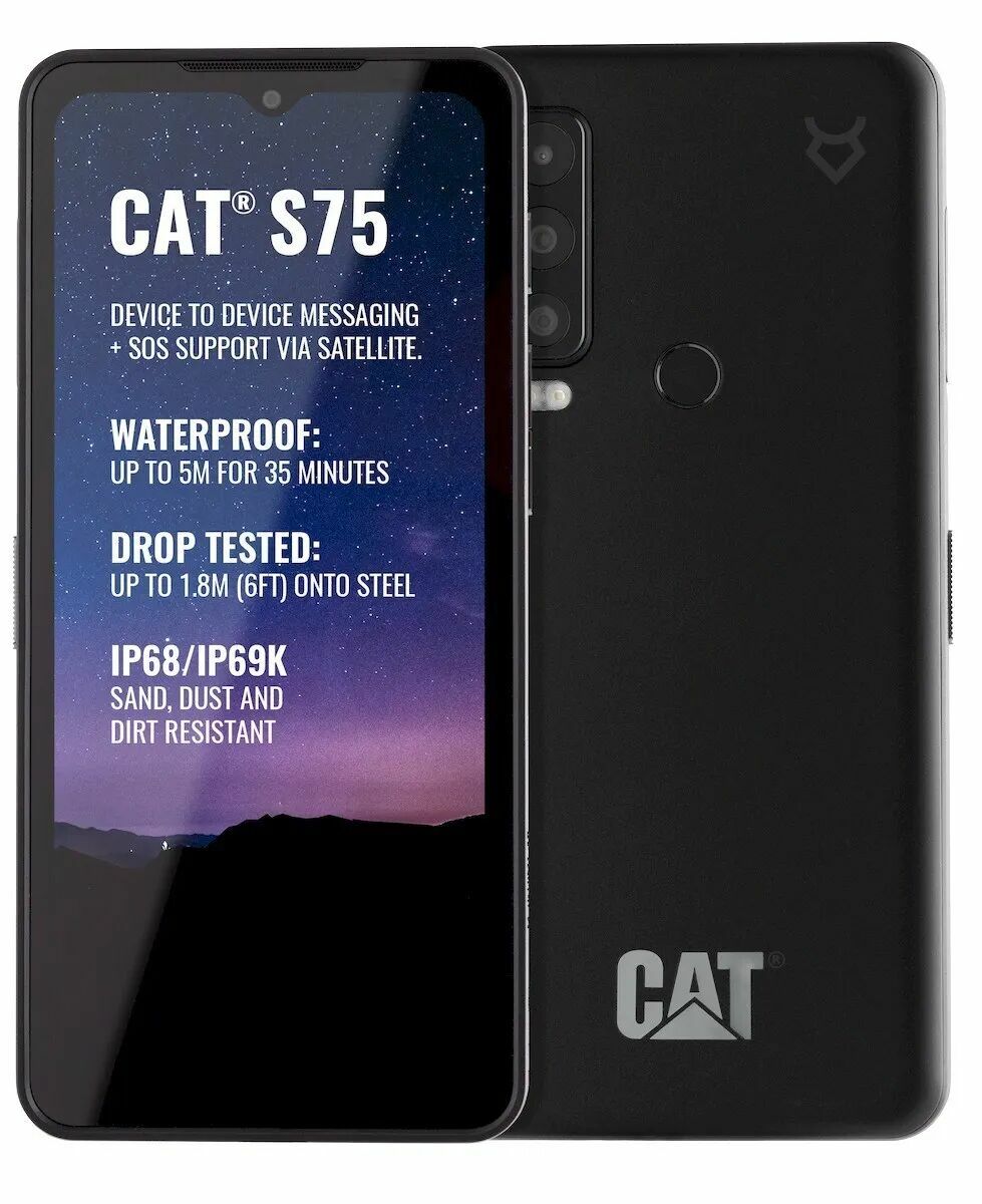CAT S75 128GB 5G Uydu Bağlantılı Dayanıklı Akıllı Telefon