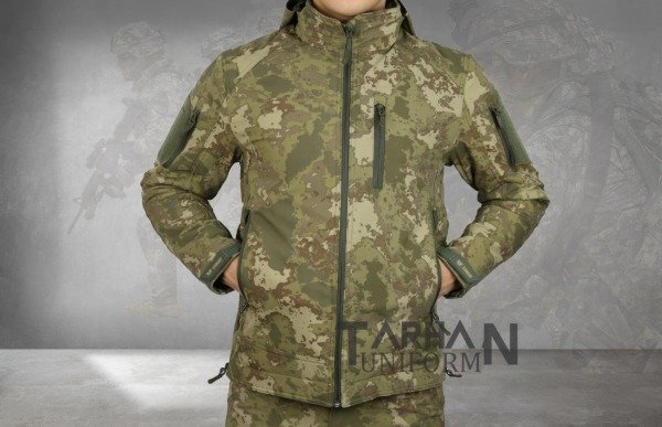 Combat Tactical Softshell Mont Askeri Yeni Tip Kamuflaj