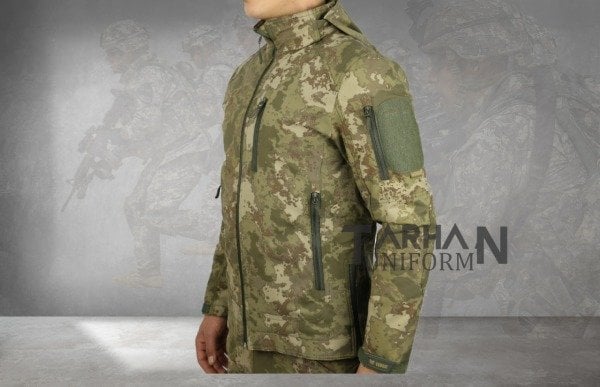 Combat Tactical Softshell Mont Askeri Yeni Tip Kamuflaj