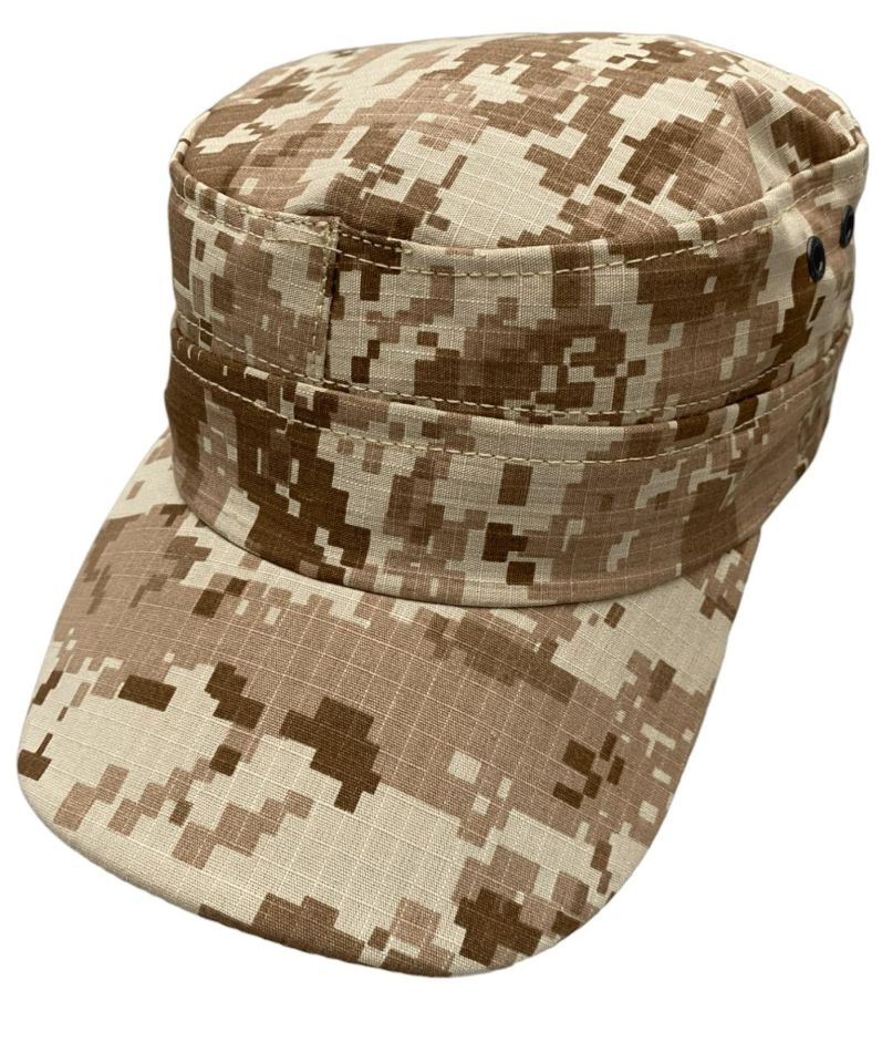 Askeri Şapka Kahverengi Piksel Desen
