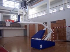 Profesyonel NBA Tipi Basketbol Potası 15mm Cam Panya 245cm