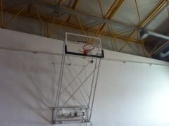 Basketbol Potası Duvara Montaj Yükseklik Ayarlı 10mm Cam (ak) 105*180