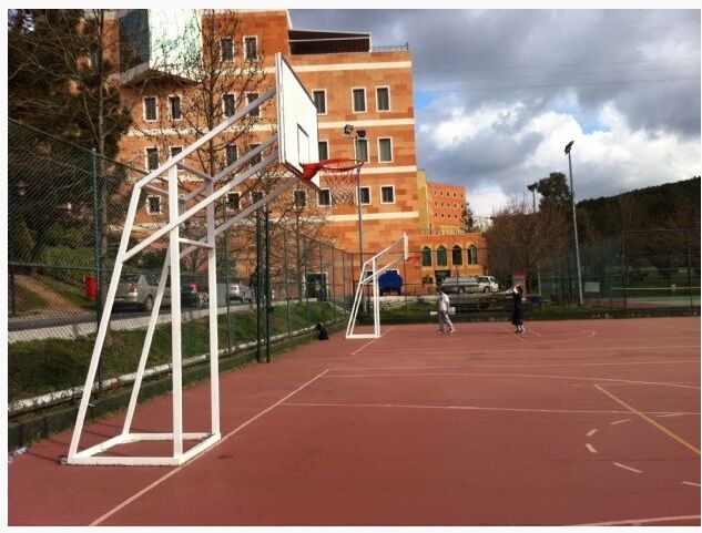 Basketbol Potası  4 Direk Sabit Model 18 mm. MDF Panya 105 x 180 cm.