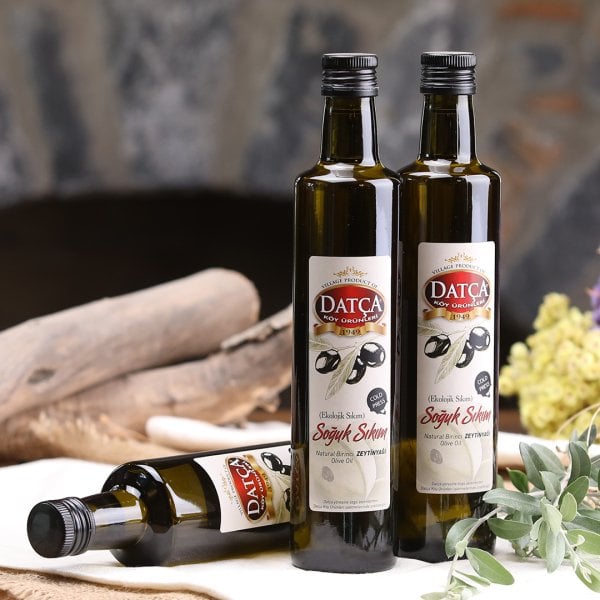 DATÇA KÖY ÜRÜNLERi Soğuk Sıkım Zeytinyağı 500 ml