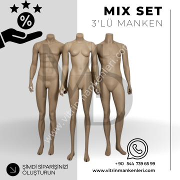 Mix Set  3'lü Manken