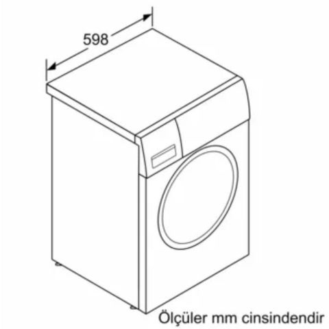 Profilo CGA242ZXTR Çamaşır Makinesi 9 Kg Gümüş