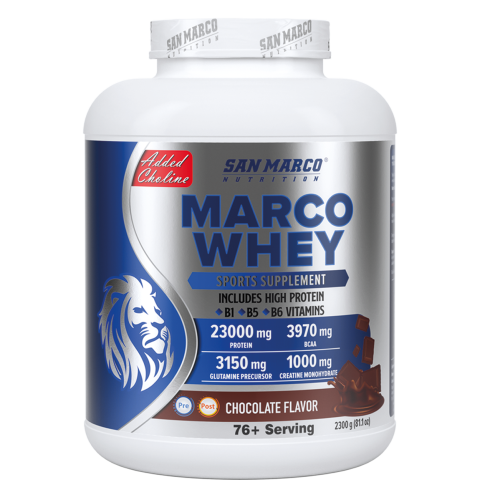 Sanmarco Marco Whey Protein Tozu Çikolata Aromalı  2300 Gr