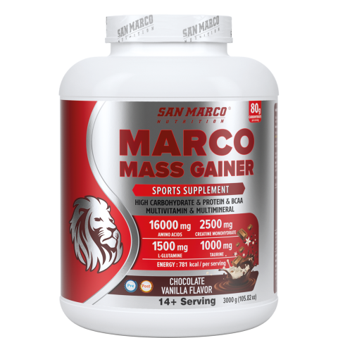 Sanmarco Marco Mass Gainer Çikolata Aromalı 3000 Gr