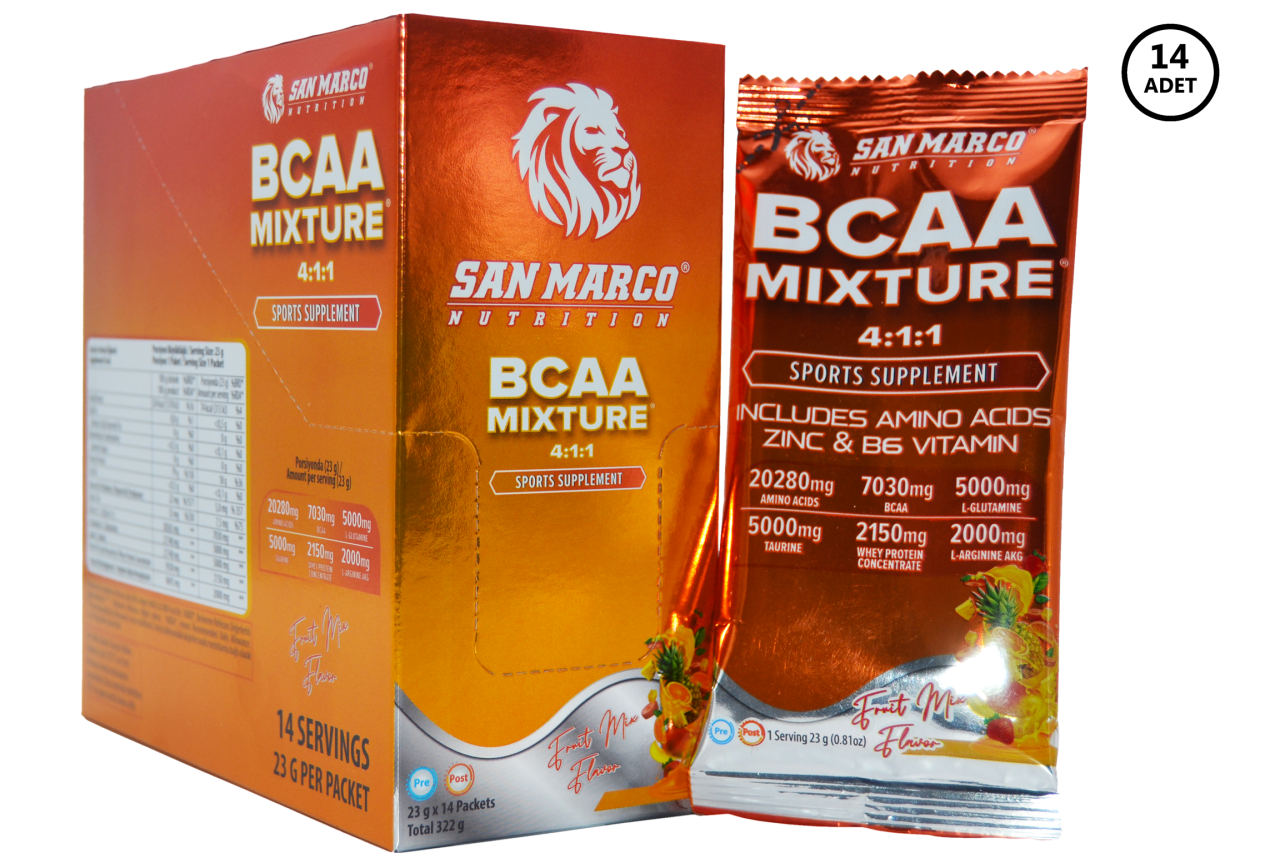 Sanmarco BCAA Mixture 23 gr Şase 14 Adet