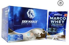 Sanmarco Marco Whey Protein Tozu Çikolata Aromalı 30 Gr*16 Adet