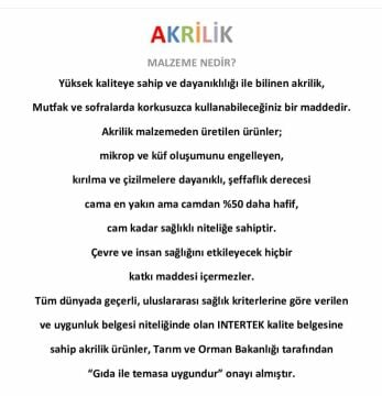 AKRİLİK KADEH BARDAK